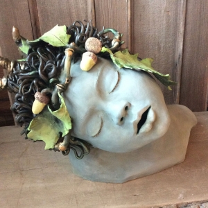 Head With Crown of Acorns