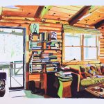 Trix and Rik's Log Home I by Chelsea Gibson
