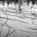 Bent Reeds diptych by Drew Harty