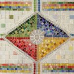 Five Directions Tile Table by Margo Bryan Petersen