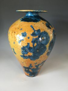 Crystalline Vase, 11.5"